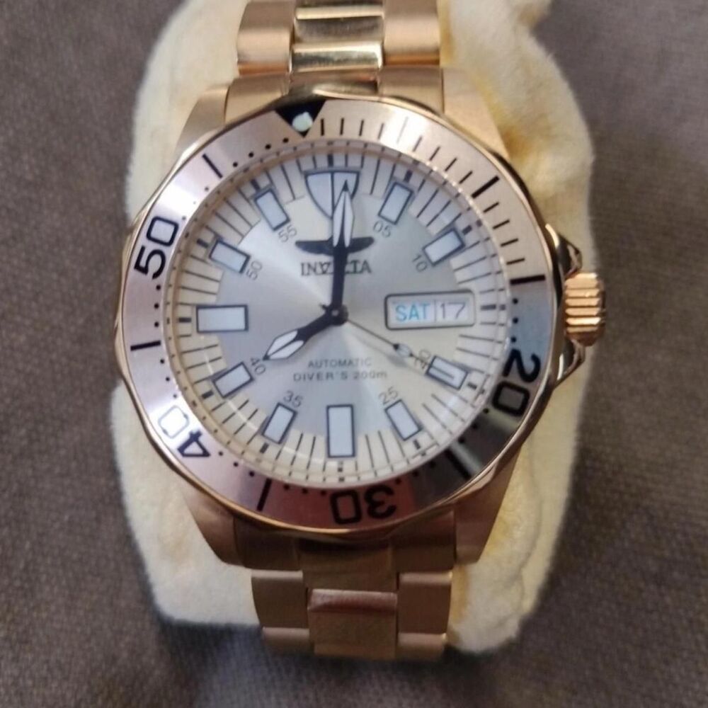 Invicta Men's Gold Watch INVICTA 7047 Automatic Signature Men’s Watch